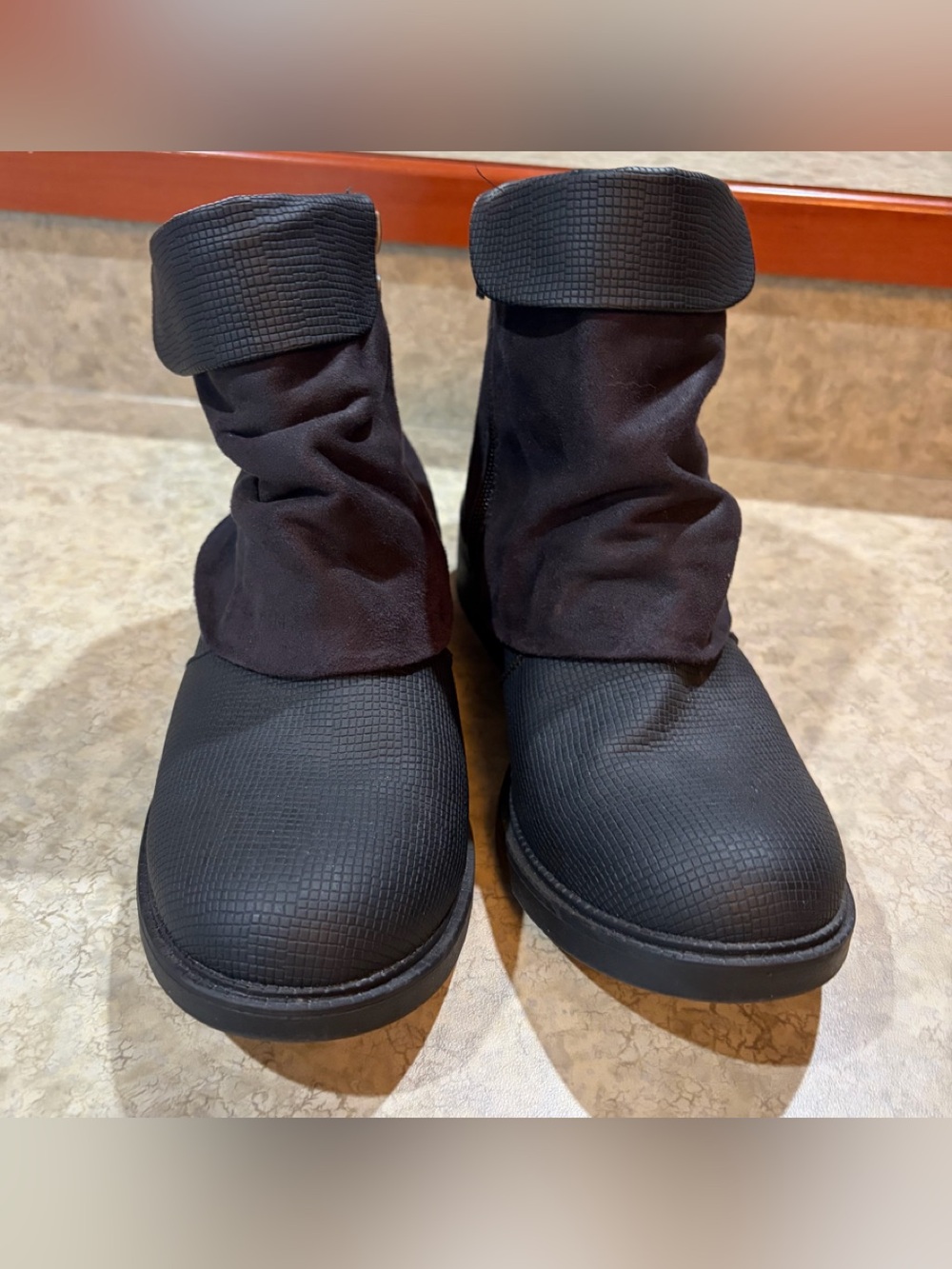 Blowfish Black Ankle Booties Size 9